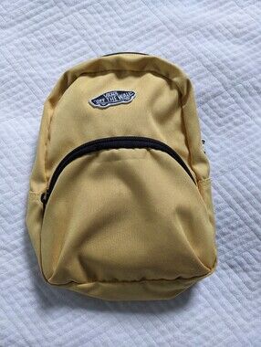 VANS Mini Backpack Yellow / Black Festival Purse Bag